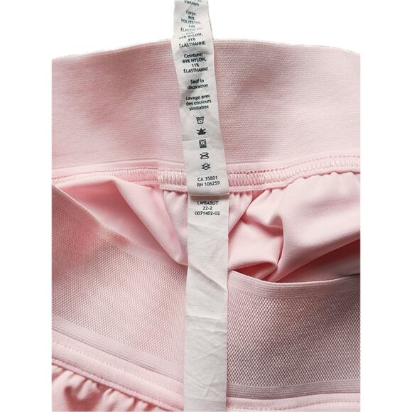 Lululemon Court Rival High-Rise Athletic Skirt Size 2 Long Strawberry Milkshake - Picture 11 of 11